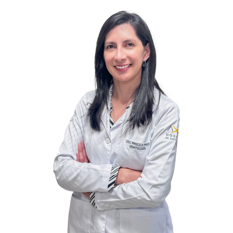 Dra. Priscila Pinos Especialista en Hematologia y Trasplante de Medula Osea